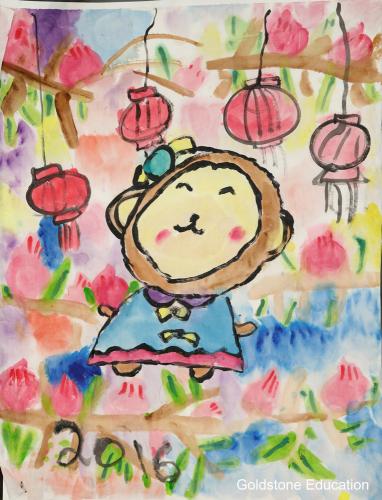 Jiarui Lu 5 yrs (The Peach Blossom Monkey) (1)